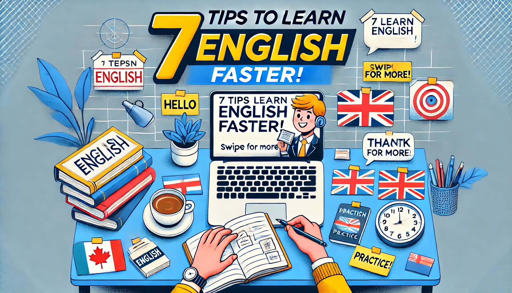 7 Dicas para aprender Inglês RÁPIDO